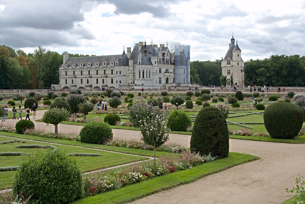 chateau chenonceau des dames loire chenonceaux cher Indre-et-Loire kasteel hdr frankrijk france renaissance